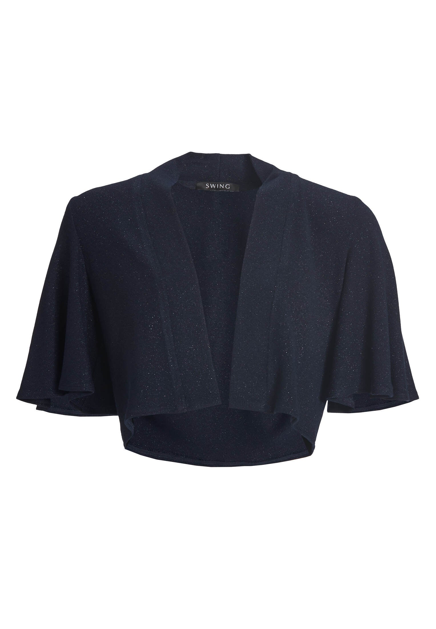 Jersey Bolero mit weiten Ärmeln navy