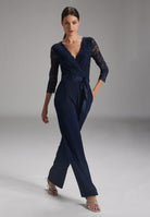 Festlicher Jumpsuit mit Wickel-Optik