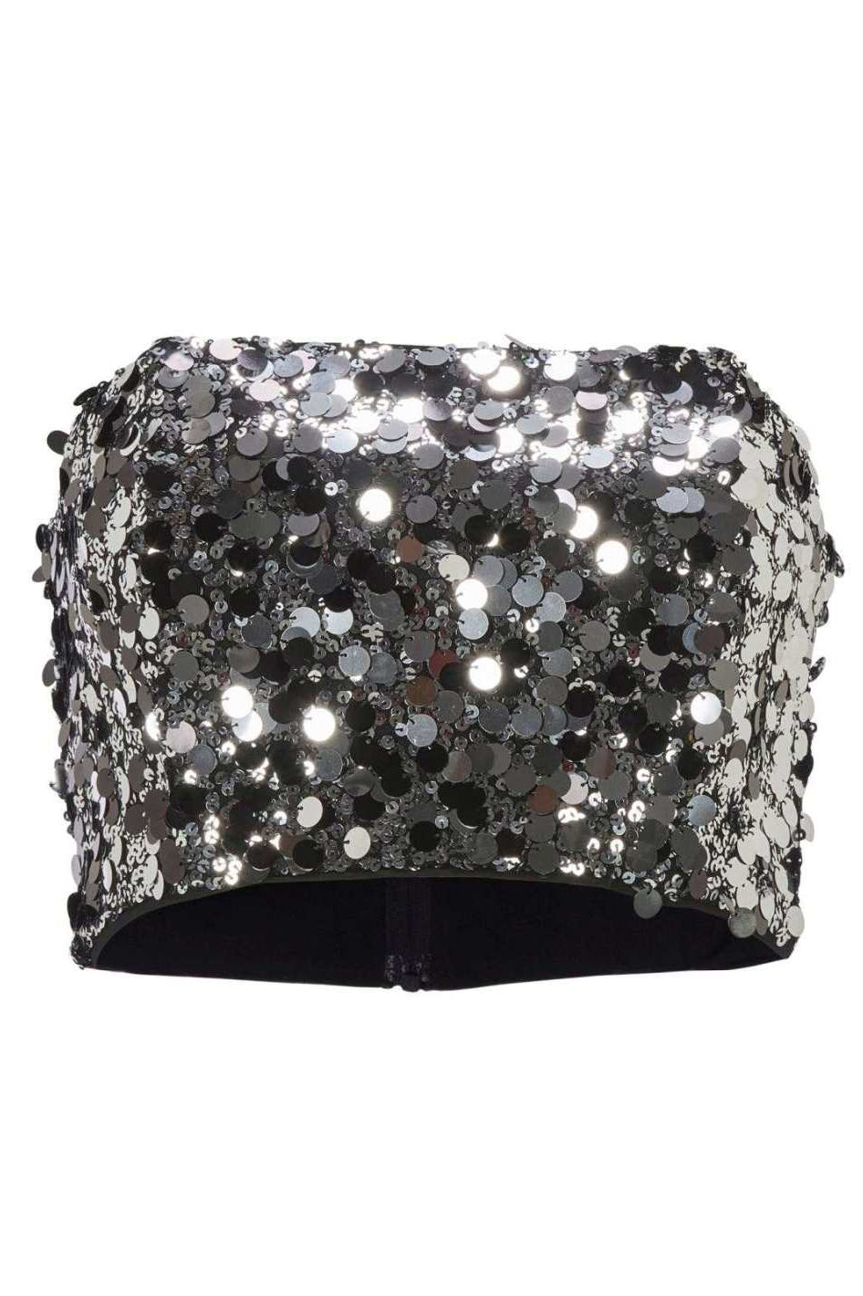 Bralette Oberteil mit großen Pailletten