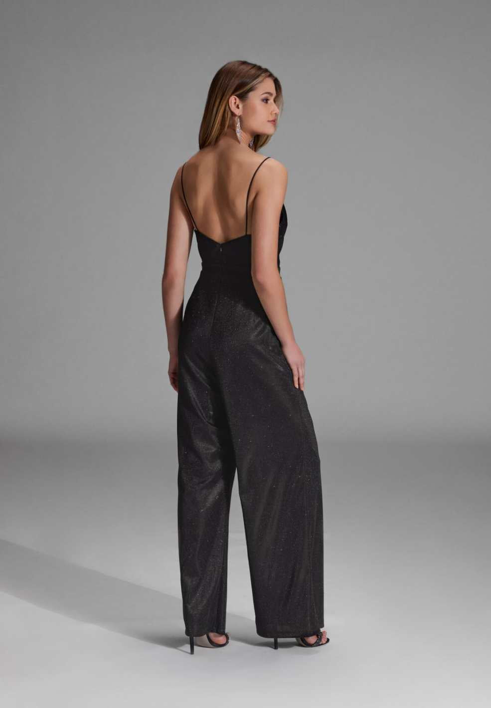 Jumpsuit mit Schimmereffekt