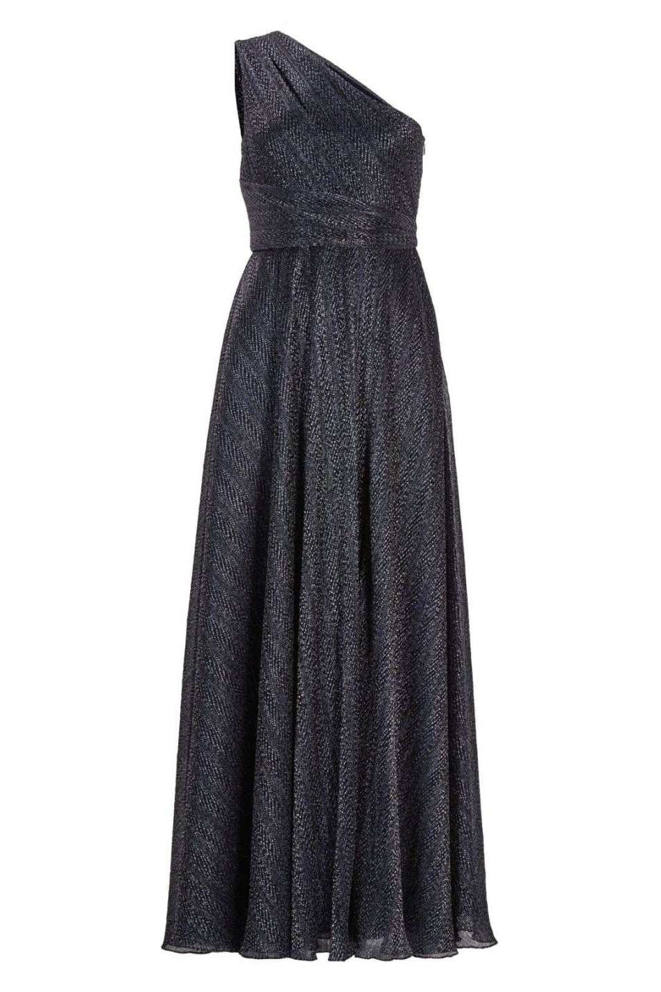 One Shoulder Abendkleid mit Cut-out