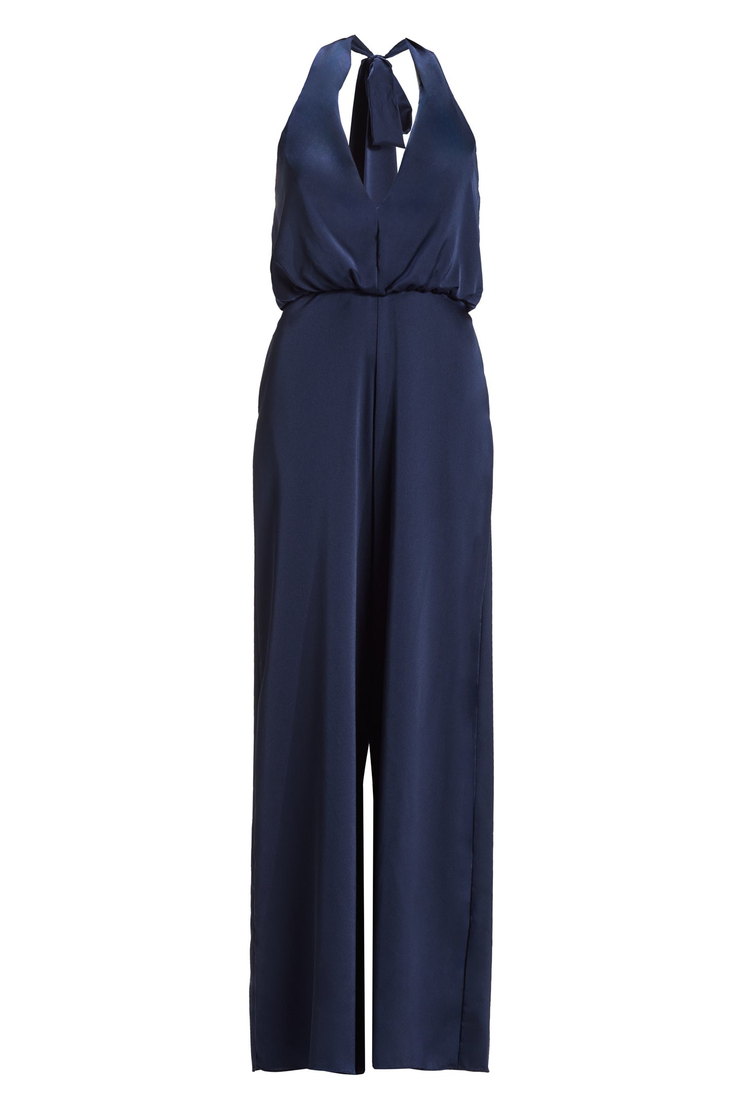 Jumpsuit mit weitem Hosenbein