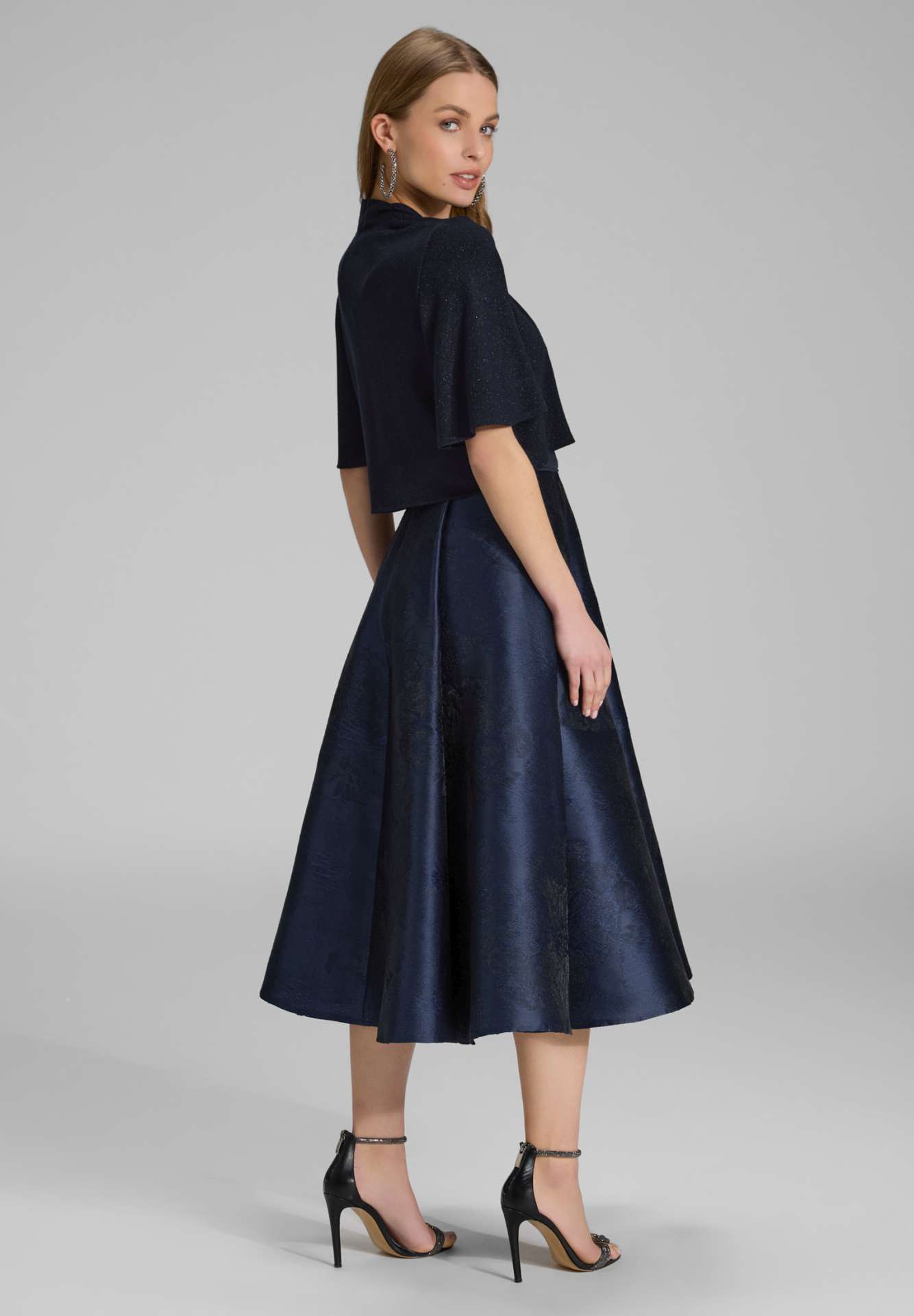 Jersey Bolero mit weiten Ärmeln