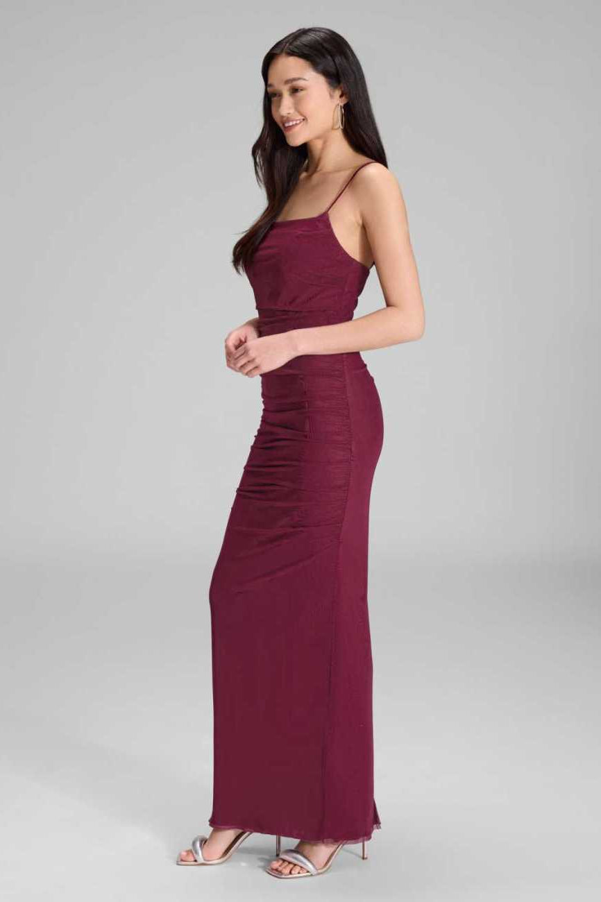 Bodycon-Kleid mit feinen Raffungen