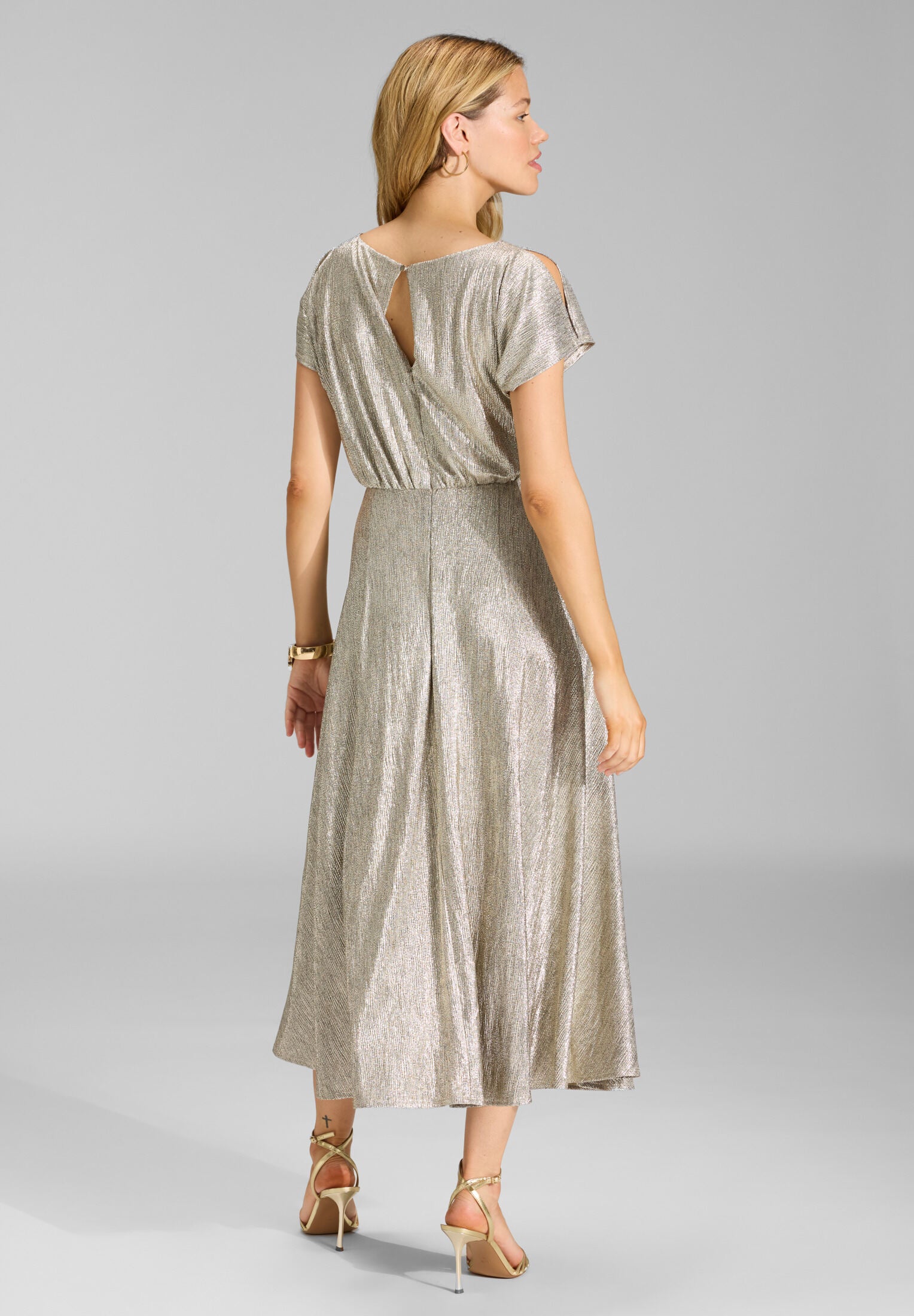 Cocktailkleid aus schimmerndem Jersey
