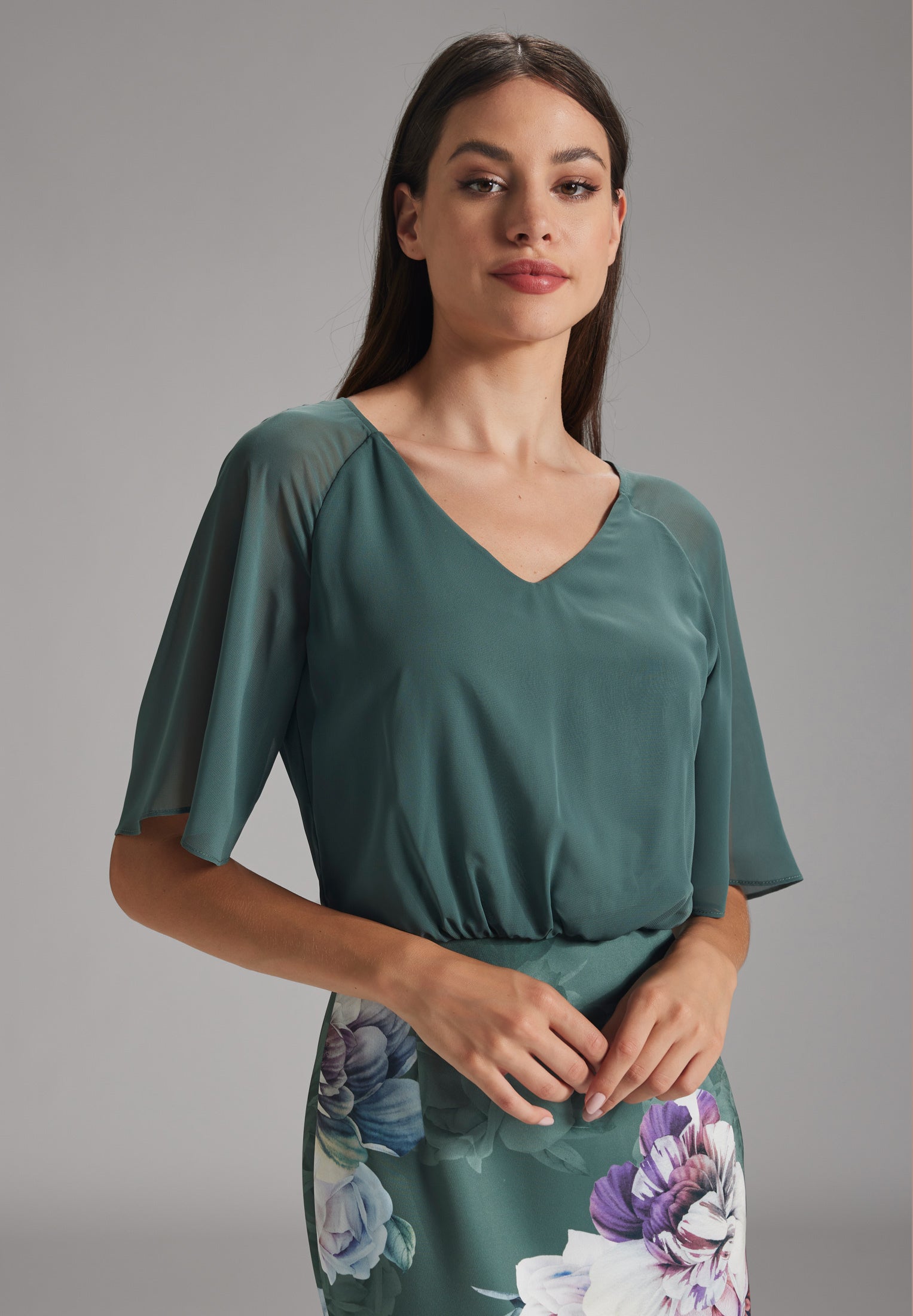 Cocktailkleid mit Scubarock