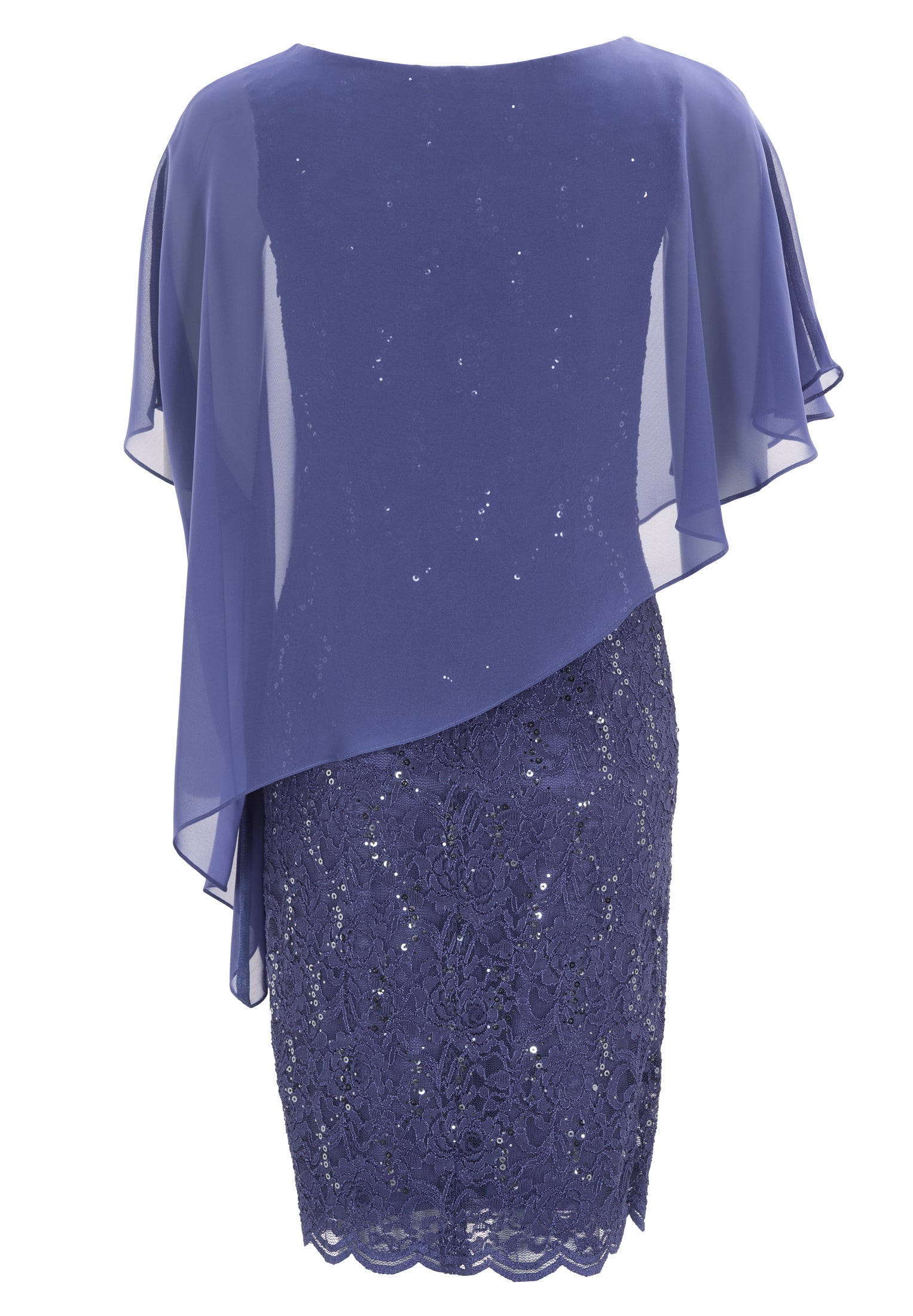 Cocktailkleid mit Überwurf