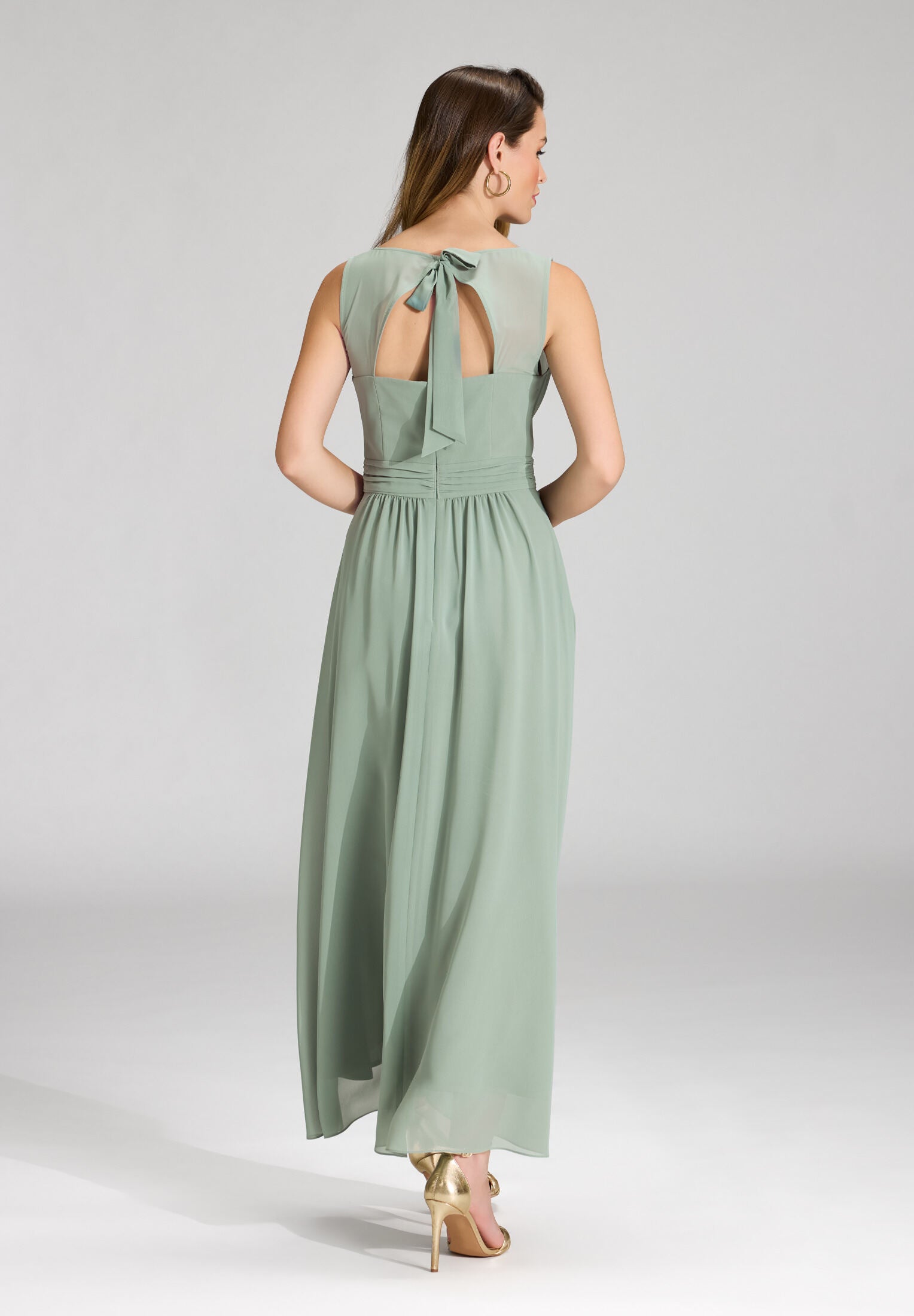 Abendkleid mit Vokuhila Rock