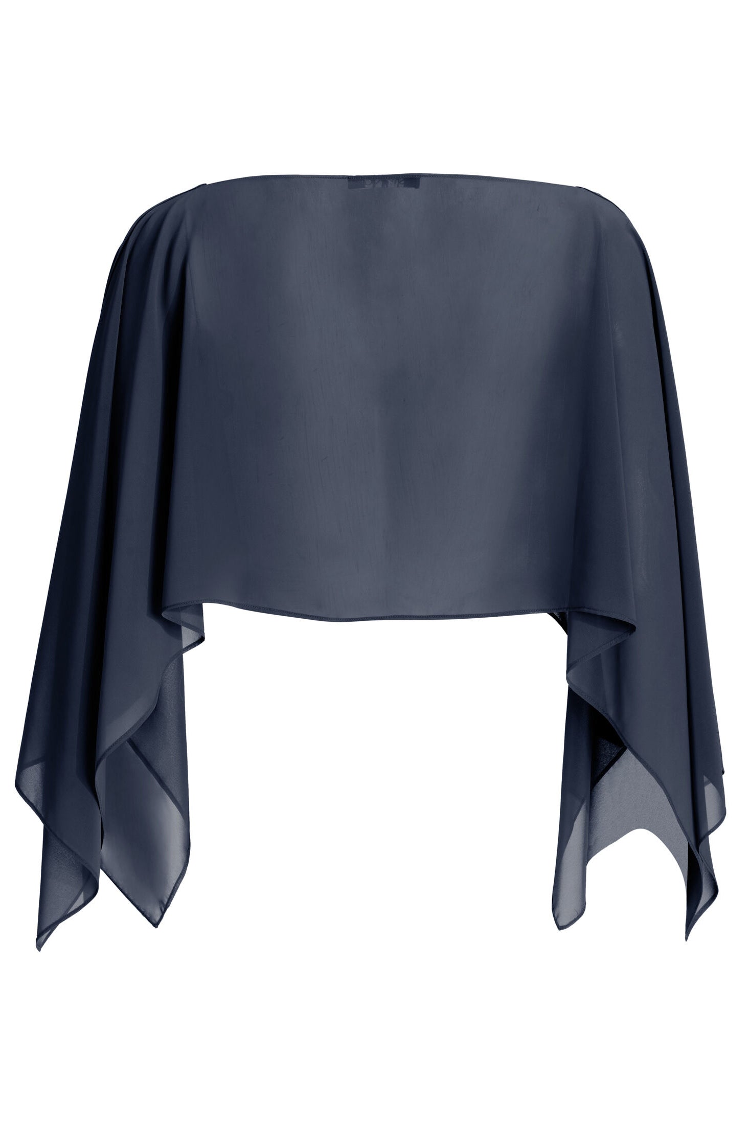 Schlupf-Stola aus Chiffon mit Ärmelschlitzen