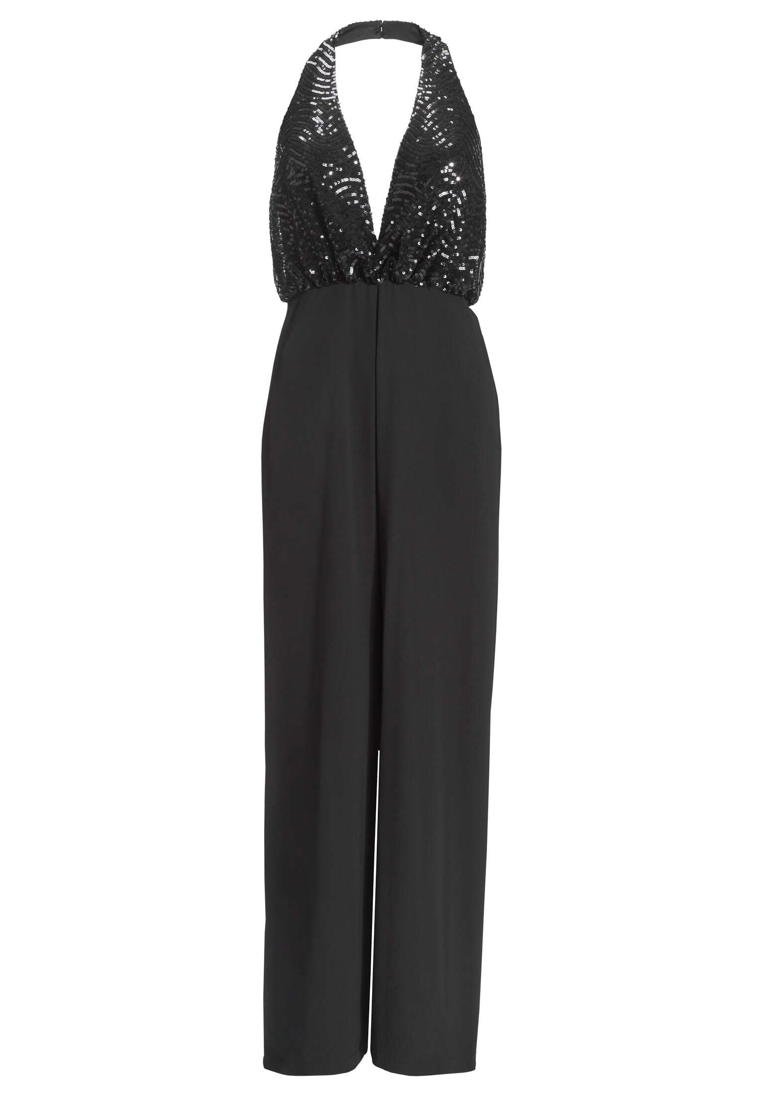 Jumpsuit mit besticktem Top aus Paillette