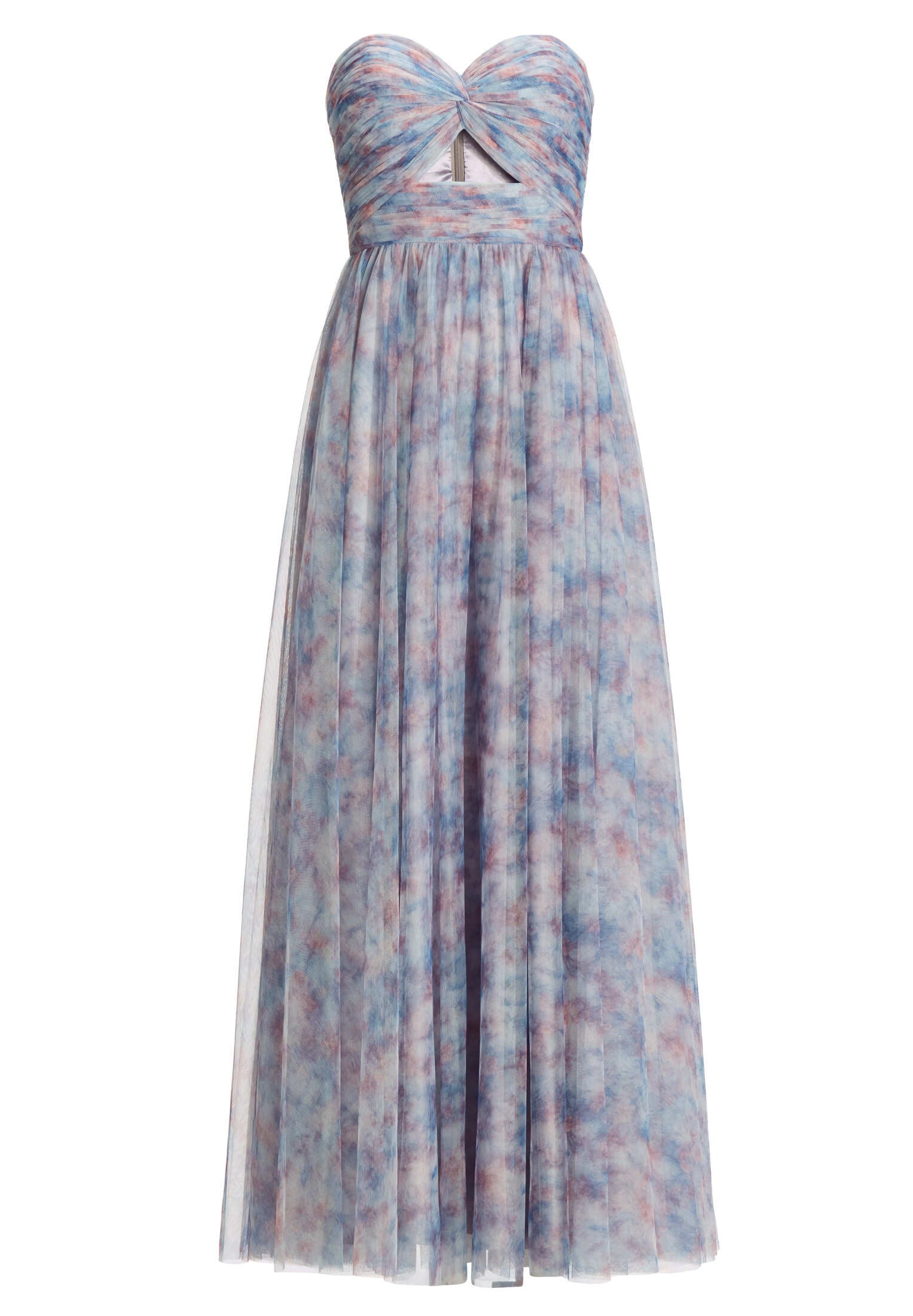 Tüllkleid mit floralem Print