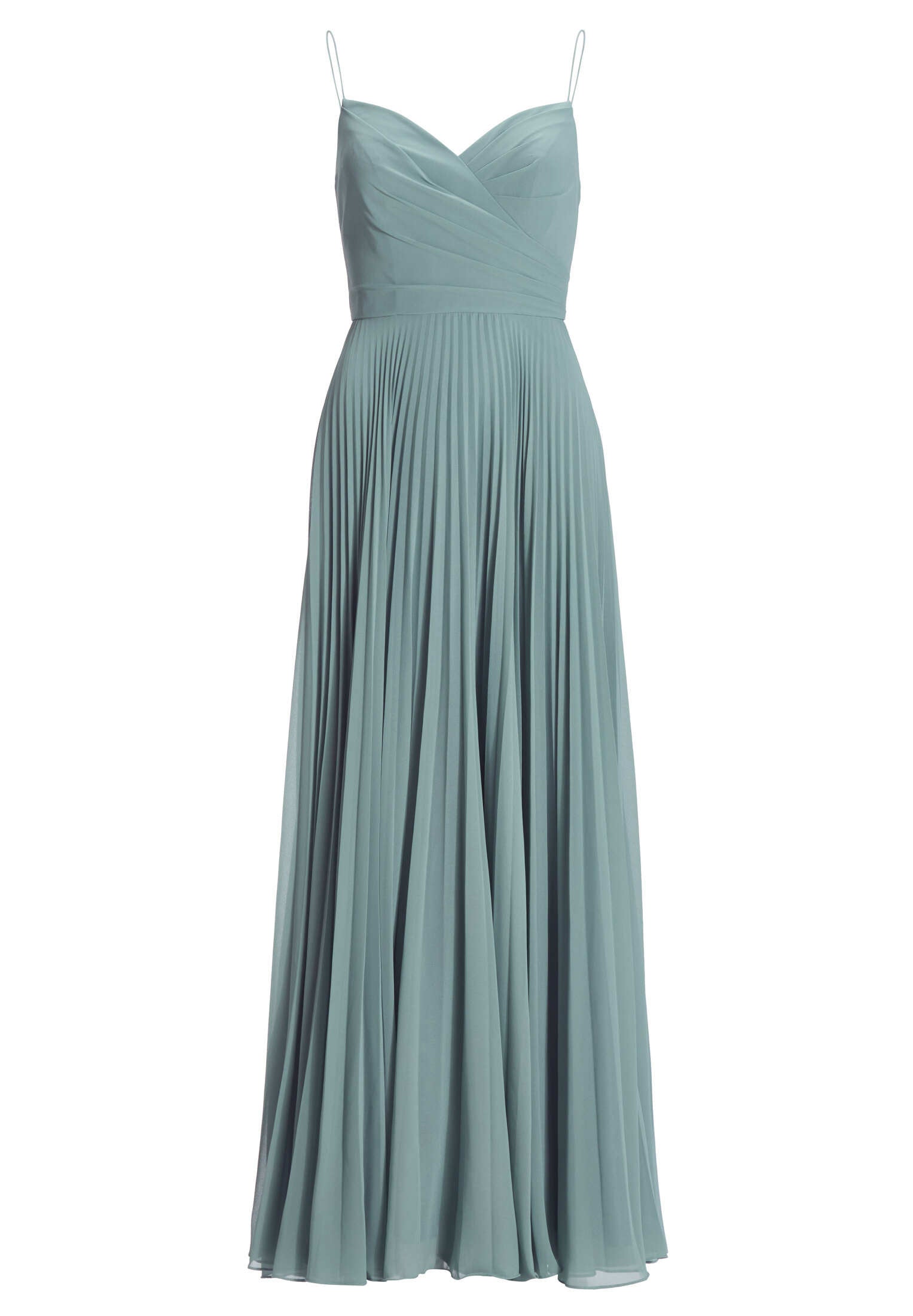 Chiffonkleid mit Plisseerock