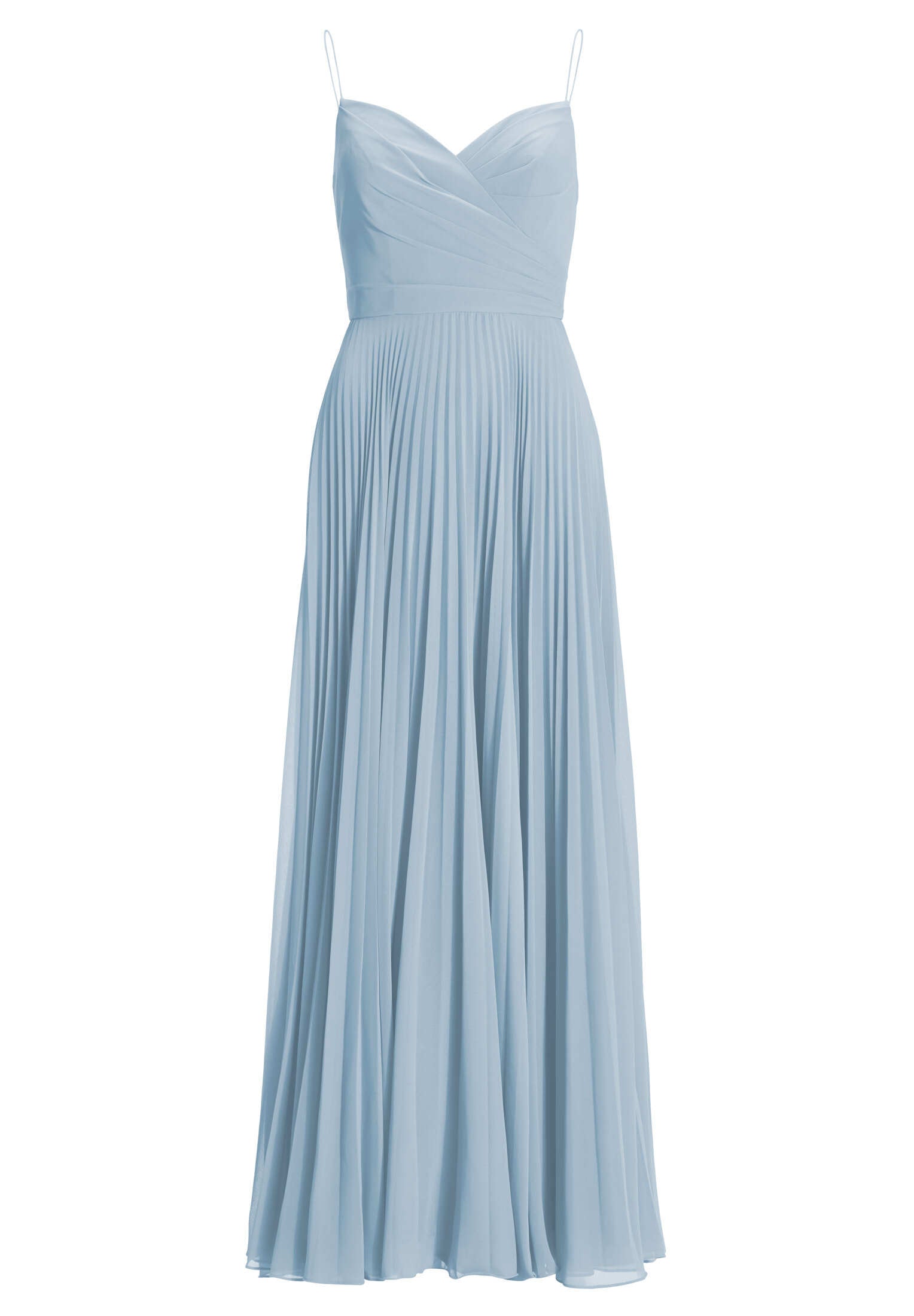 Chiffonkleid mit Plisseerock