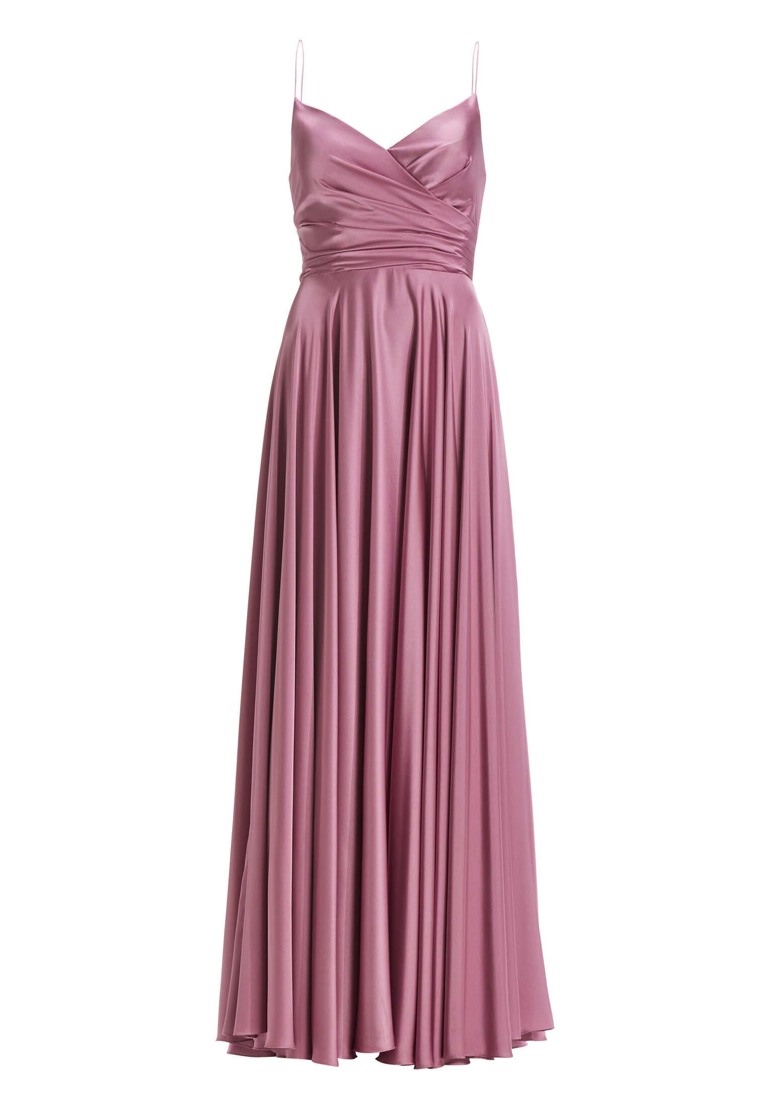 Satinkleid mit Schnürung am Rücken