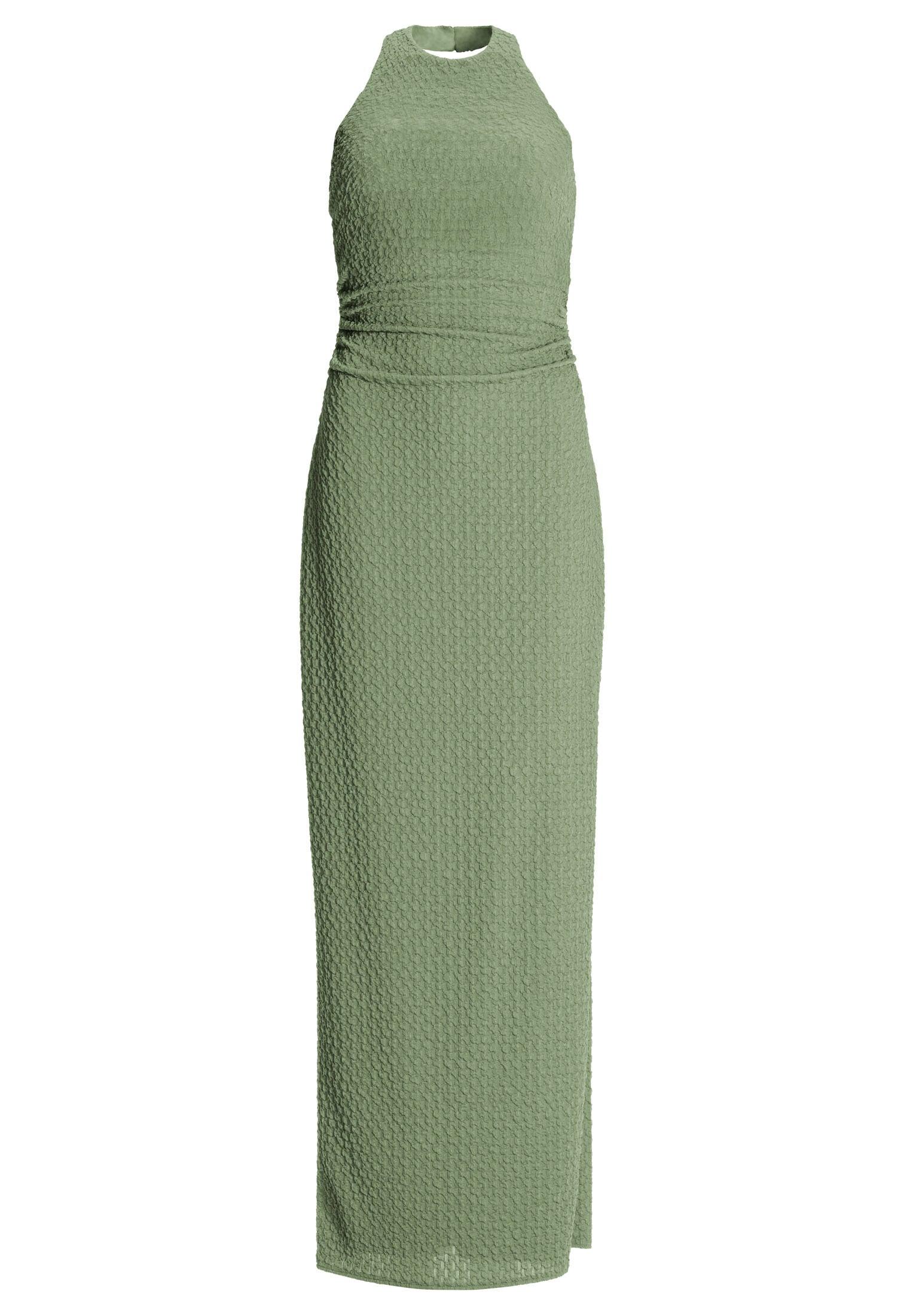 Figurbetontes Abendkleid aus Jersey Cloque