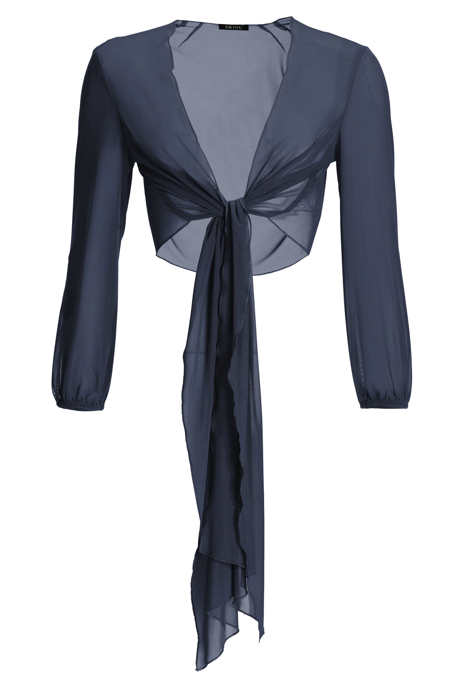 Wickelbolero aus Mesh