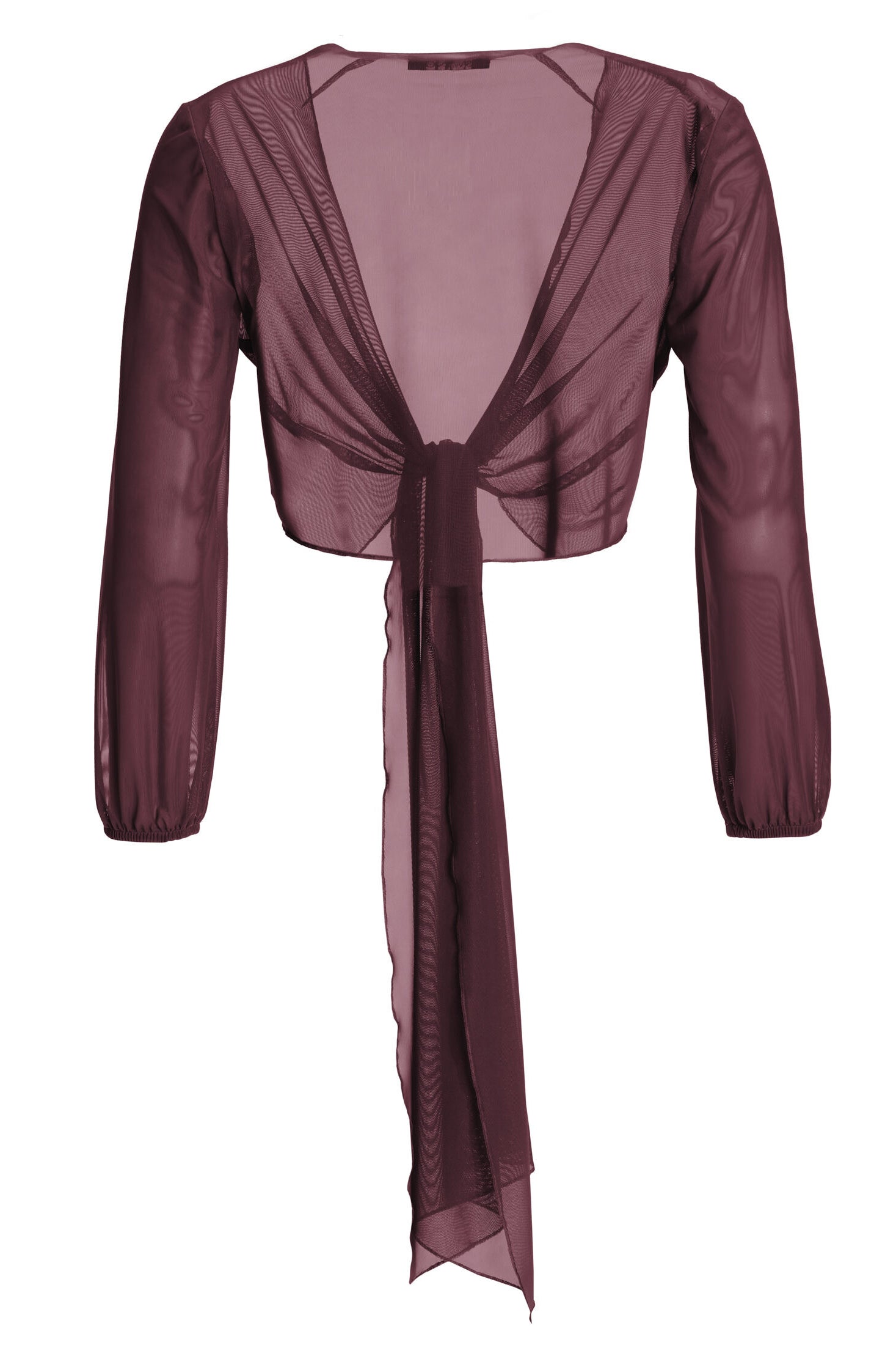 Wickelbolero aus Mesh