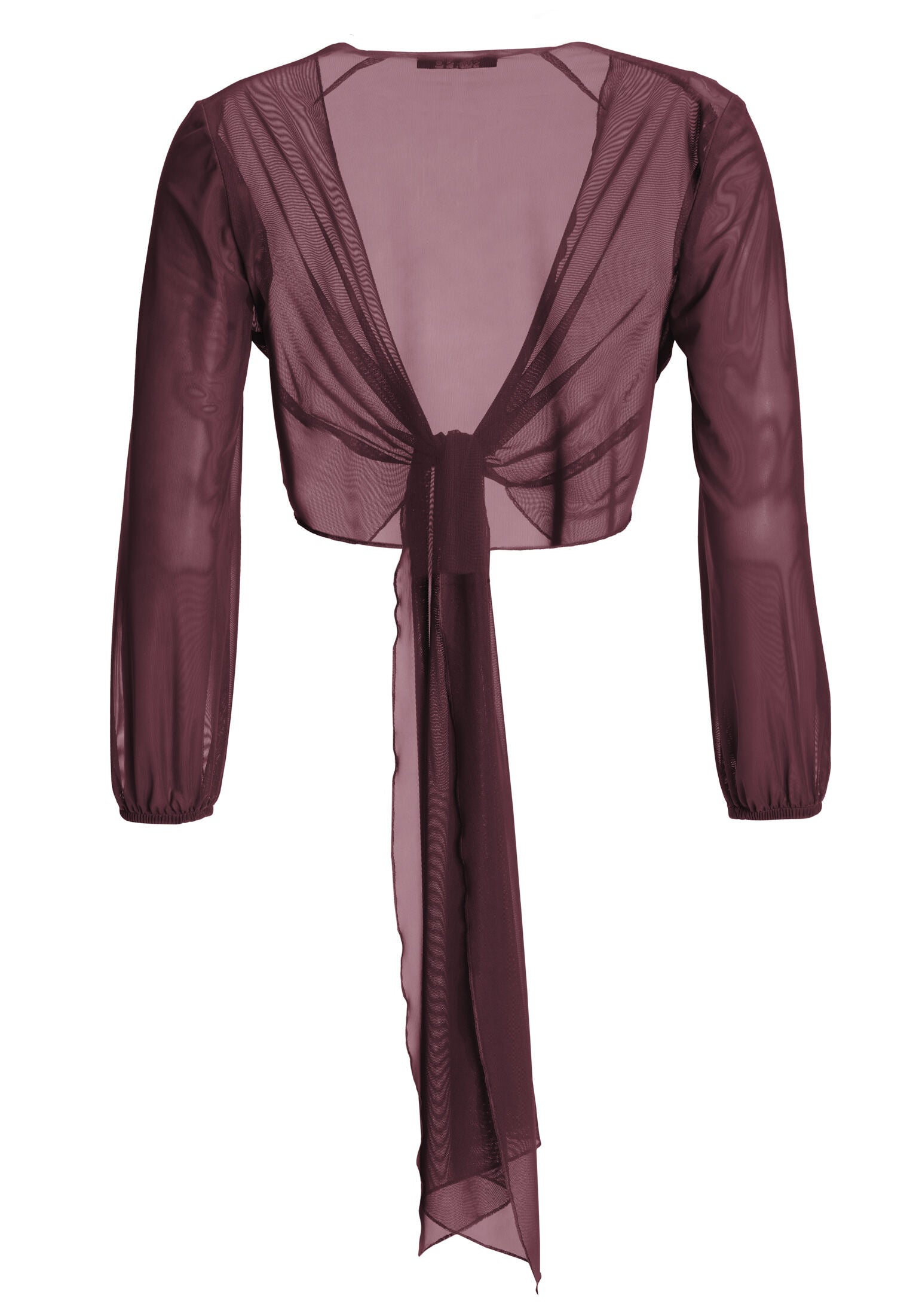 Wickelbolero aus Mesh