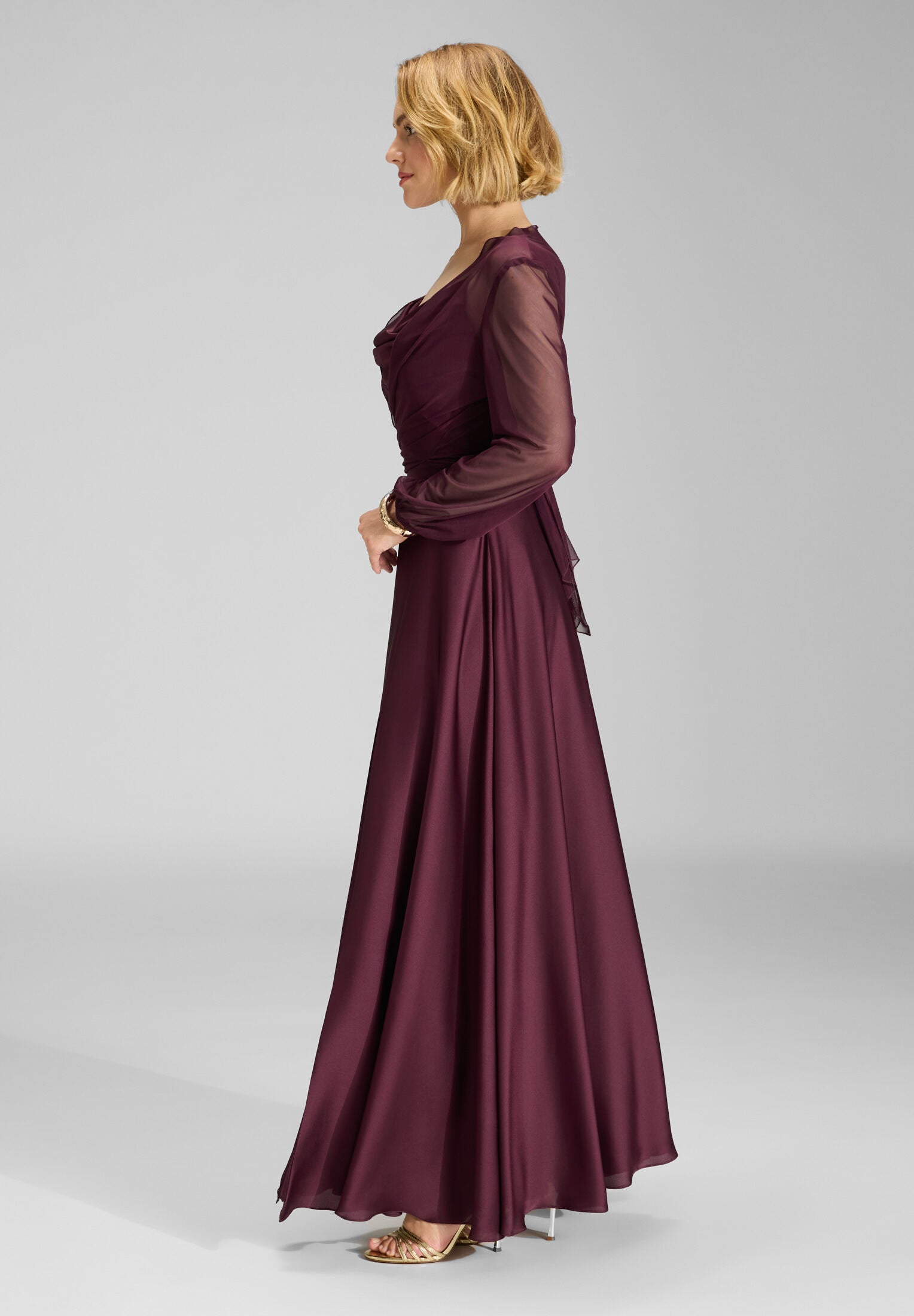 Wickelbolero aus Mesh