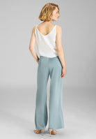 Top aus nachhaltigem Satinchiffon