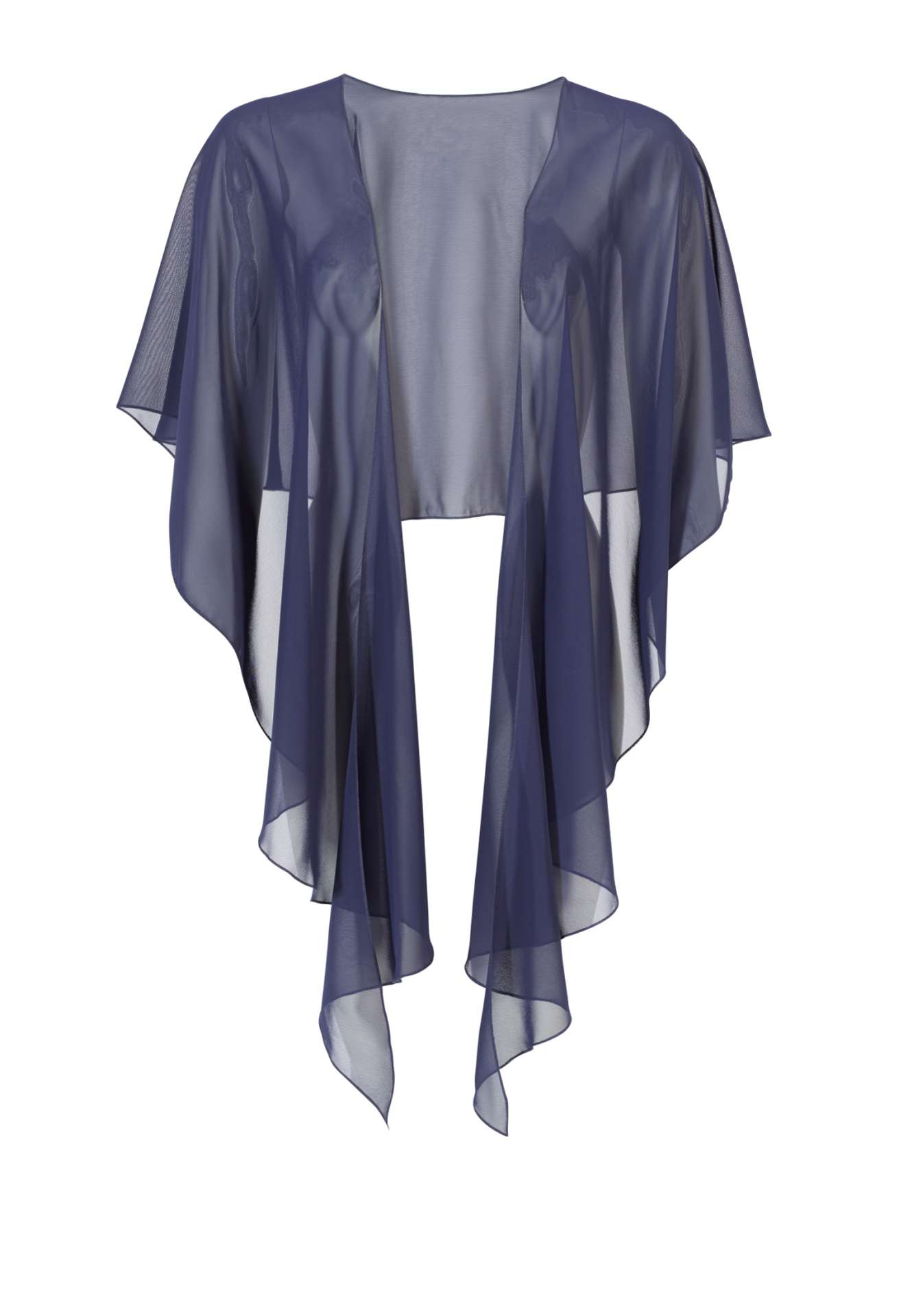 Fließende Chiffon-Stola