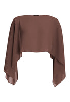 Schlupf-Stola aus Chiffon mit Ärmelschlitzen