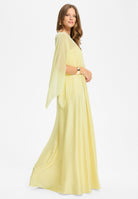 Schlupf-Stola aus Chiffon mit Ärmelschlitzen