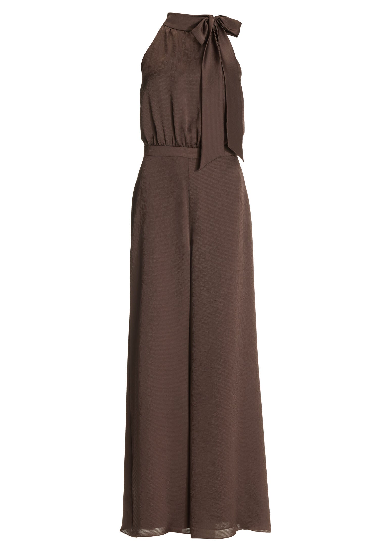 Jumpsuit mit Schluppe aus Satin