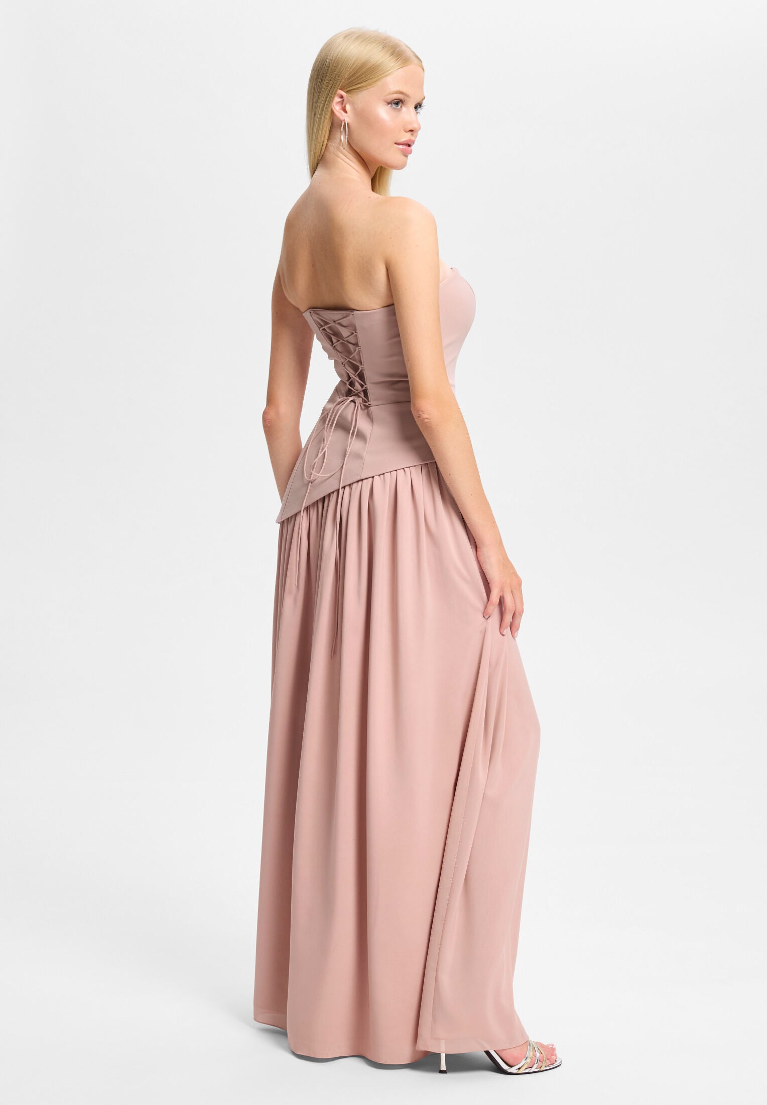 Corsagenkleid mit Beinschlitz