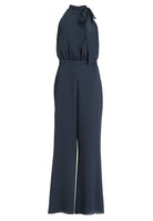 Jumpsuit mit Schluppe aus Satin