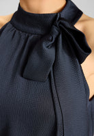 Jumpsuit mit Schluppe aus Satin