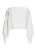 Schlupf-Stola aus Chiffon mit Ärmelschlitzen