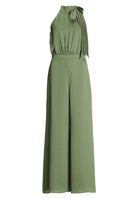Jumpsuit mit Schluppe aus Satin