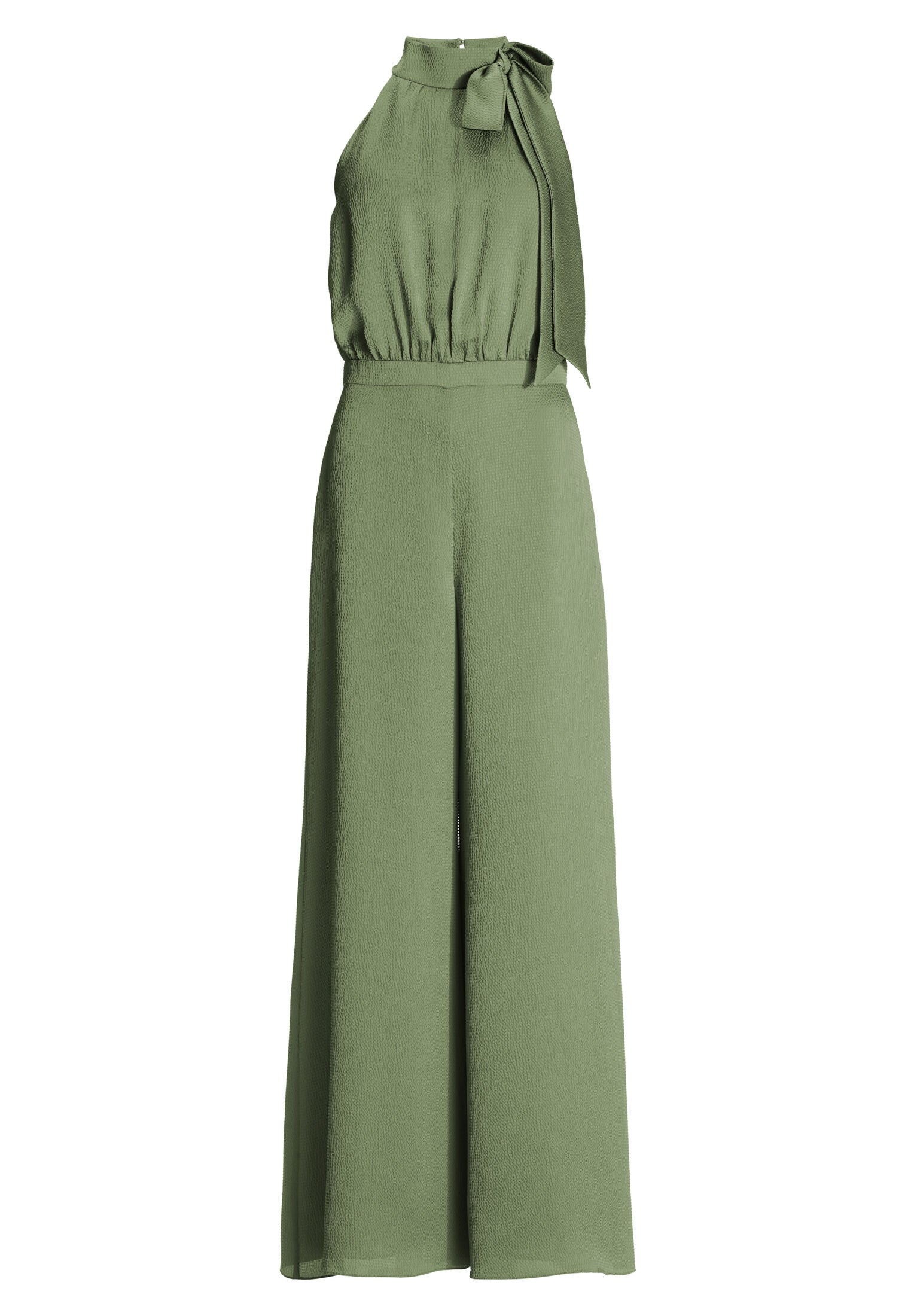 Jumpsuit mit Schluppe aus Satin