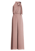 Jumpsuit mit Schluppe aus Satin