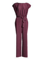 Jumpsuit aus Material-Mix