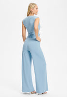Jumpsuit aus Jersey mit Zierschnalle