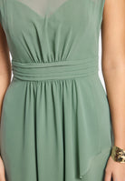 Abendkleid mit Vokuhila Rock