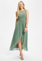 Abendkleid mit Vokuhila Rock