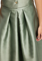 Faltenrock aus Twill