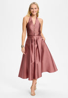 Neckholder Weste aus Twill blush rose