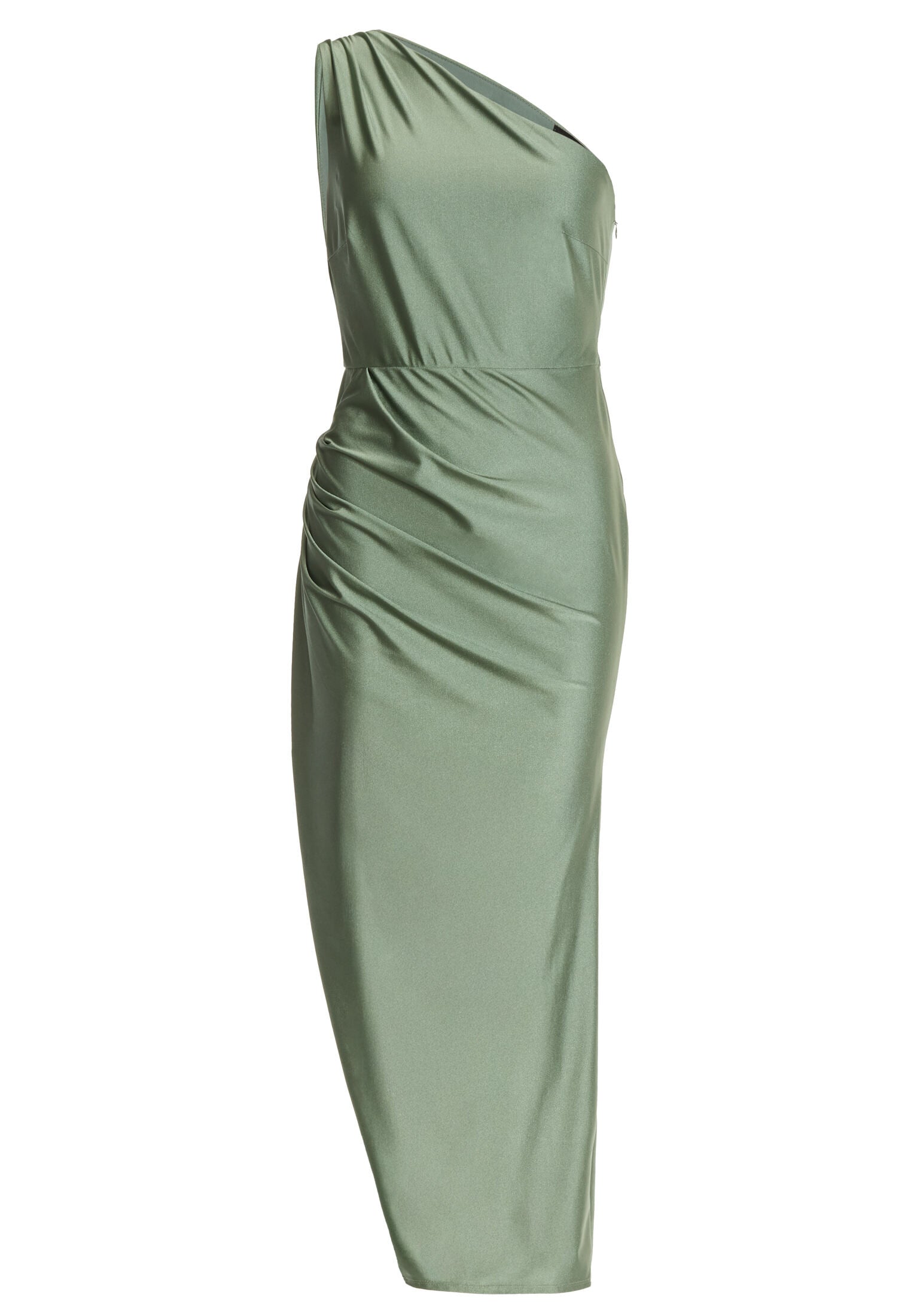 Midi Kleid One Shoulder