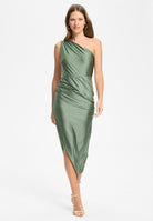 Midi Kleid One Shoulder