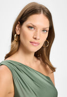 Midi Kleid One Shoulder