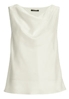 Oberteil mit Wasserfallausschnitt aus Satin