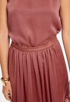 Rock aus Crinkle Chiffon