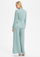 Einknopf-Blazer aus Satin