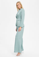 Einknopf-Blazer aus Satin