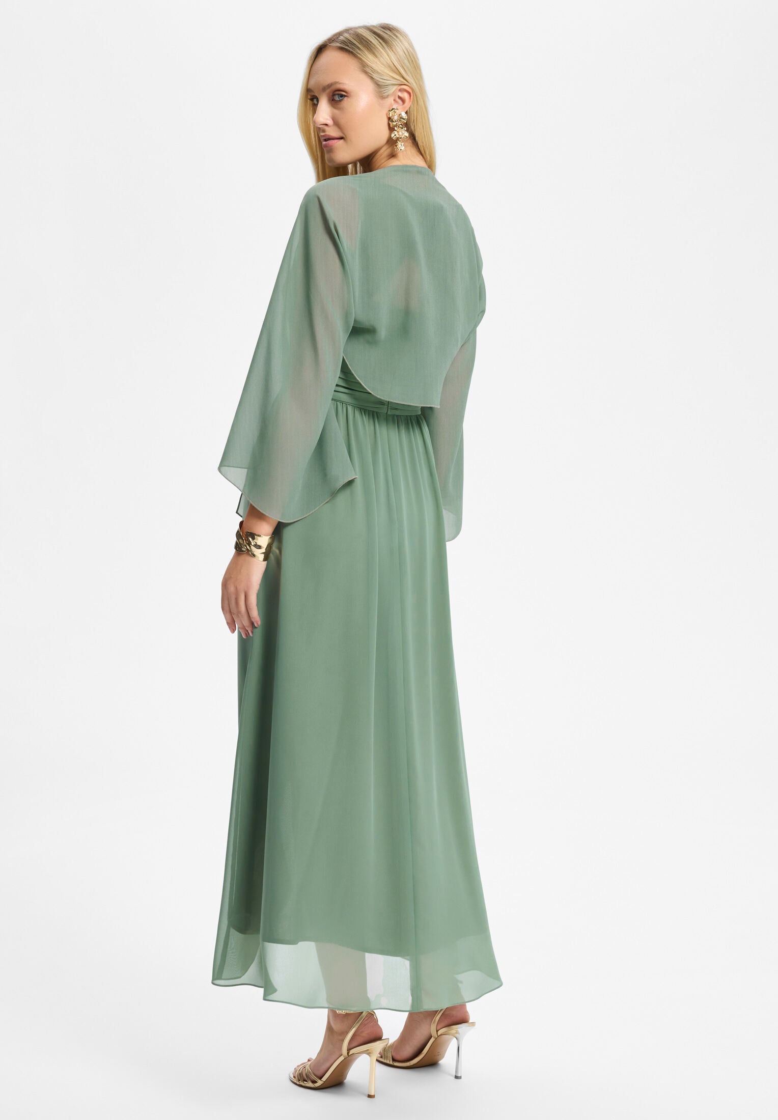 Stola aus Crinkle Chiffon