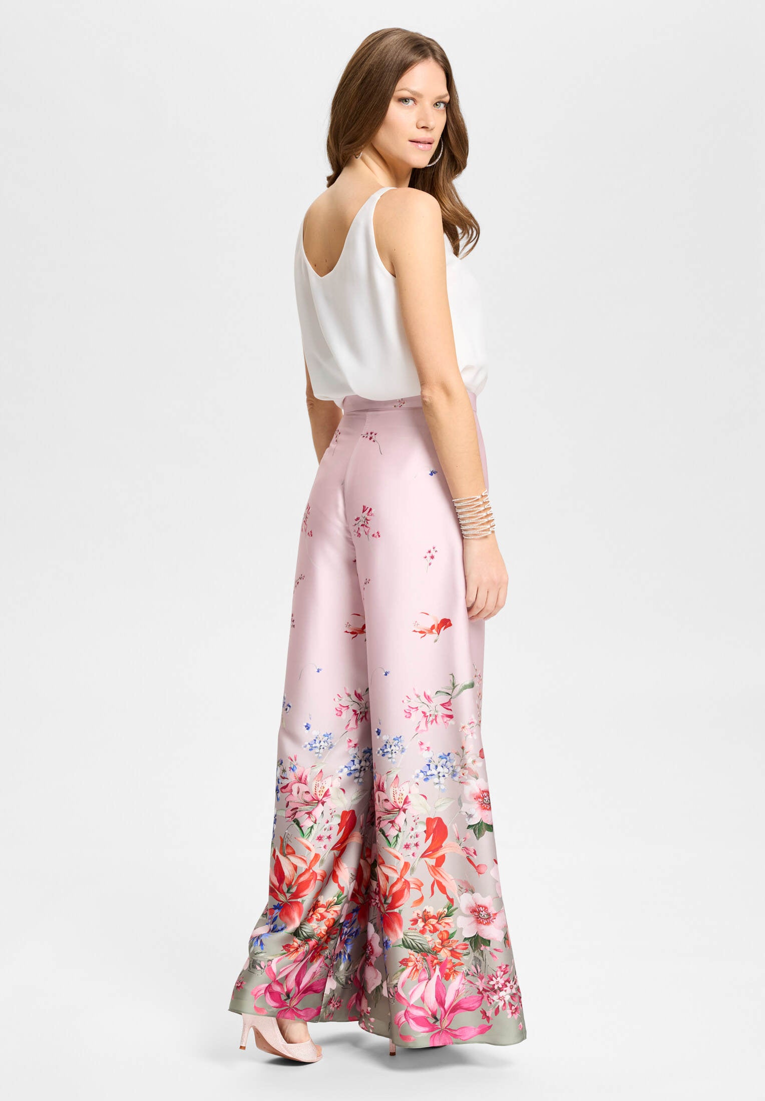 Top aus Satinchiffon